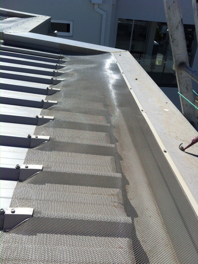 Trimdek Gutter Guard - 3.5mm Aluminium DIY Gutter Mesh — Gutter Guard ...