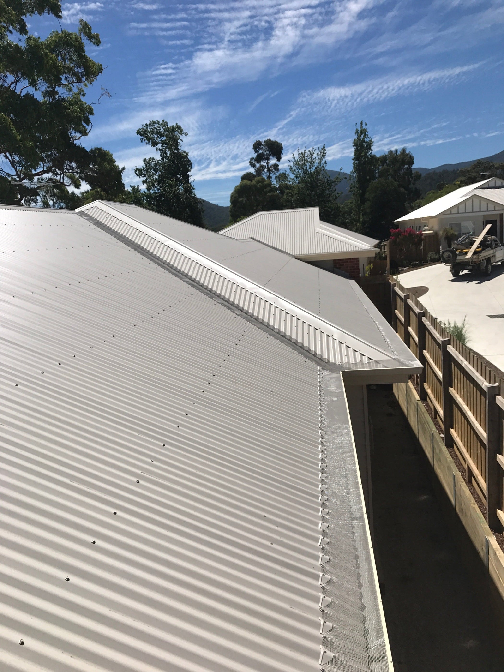 Colorbond Gutter Guard - Corrugated 3.5mm Aluminium Gutter Cover ...