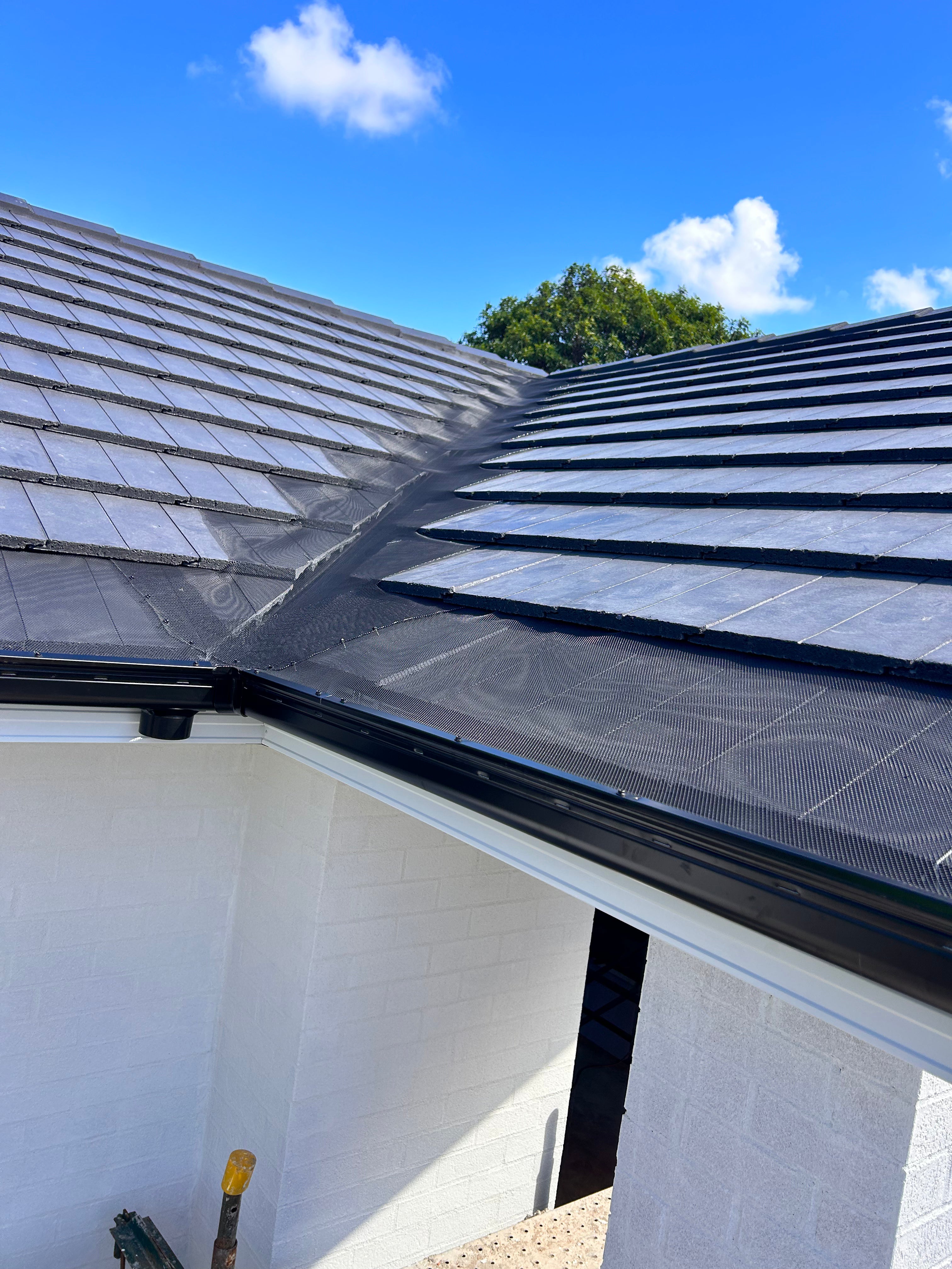 Tiled Valley Roof Ember and Gutter Guard Kit