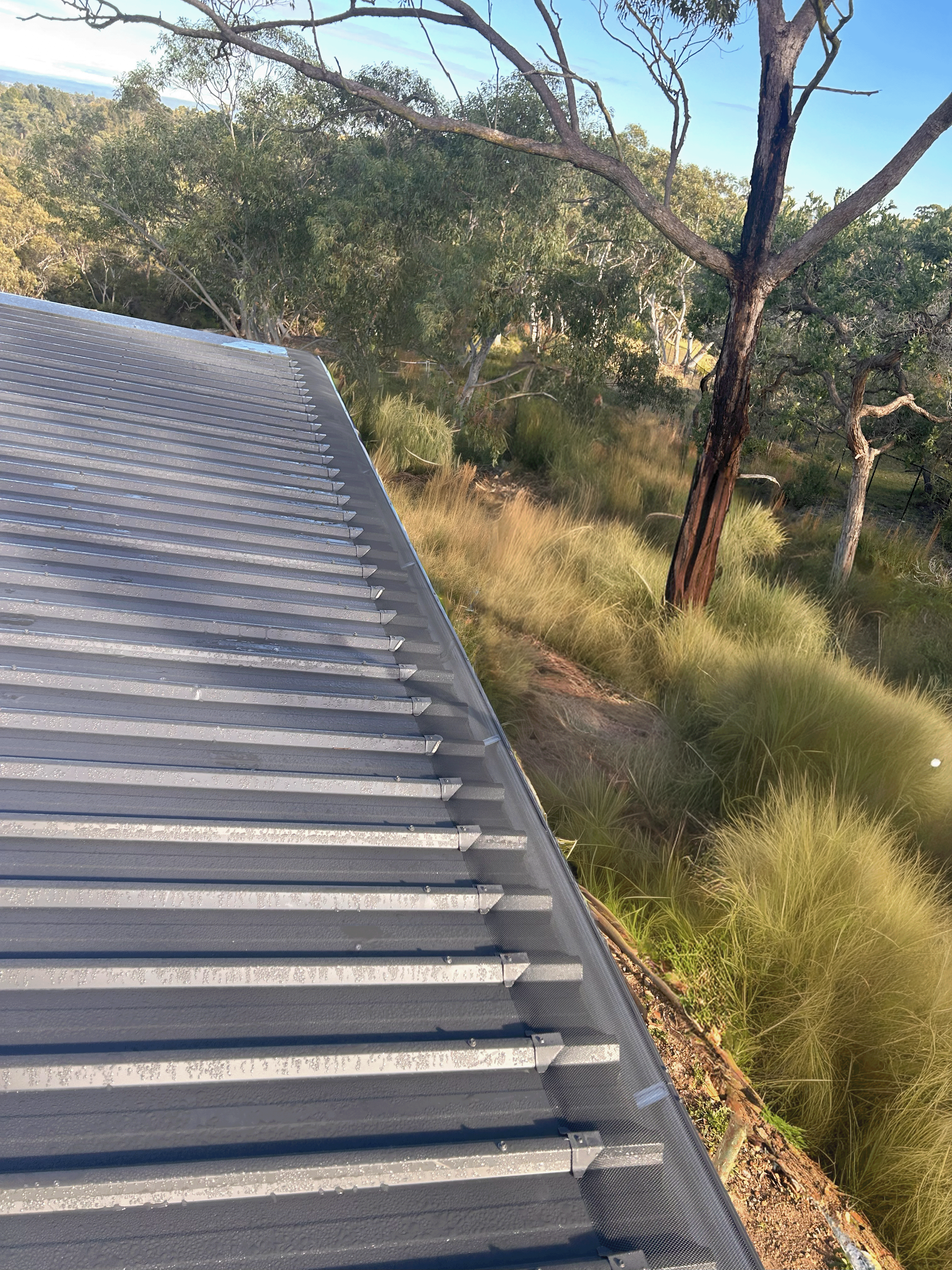 Gutter Guard on Trimdek