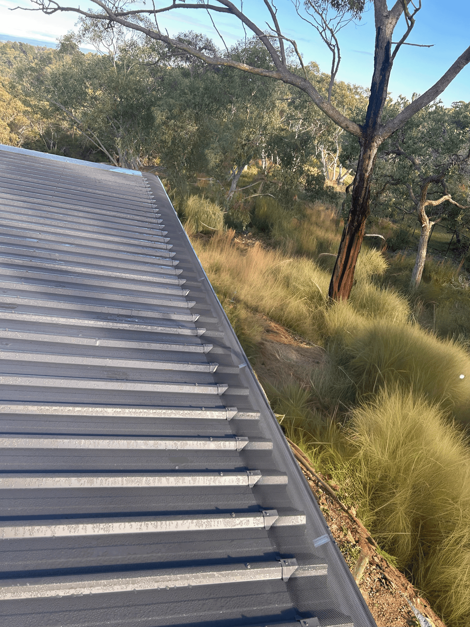 Gutter Guard on Trimdek